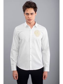 Snitch - Masai Lion White Shirt for Men
