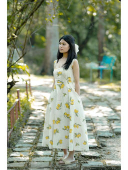 Five Thirty Somewhere - Multi-Color Under The Sun Midi Sleeveless Dress