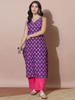 Varanga - Purple Radiance Kurta With Pant