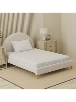 Boutique Living - Cottage Garden Blue & White Stripes Single Bedsheet With Pillow Cover