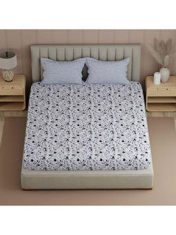 Boutique Living - Valatie Multicolour Floral Double Bedsheet With Pillow Covers