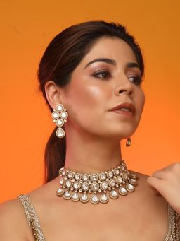 Auraa Trends - Gold Plated Designer Bridal Jewellery With American Diamonds