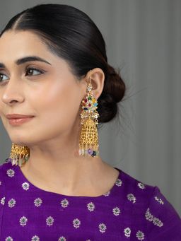 Joules By Radhika - Lavya Earrings - Multi-Color