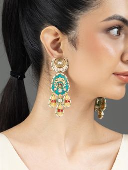 Joules By Radhika - Ruina Earrings - Blue