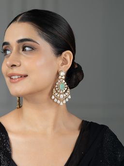 Joules By Radhika - Ayina Earrings - Green