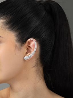Joules By Radhika - Vaisha Ear Chain - White