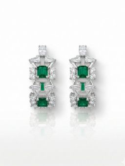Joules By Radhika - Virelle Hoops - Green
