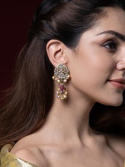 Joules By Radhika - Diya Earrings - White