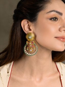 Joules By Radhika - Saanvi Chandbalis - Green