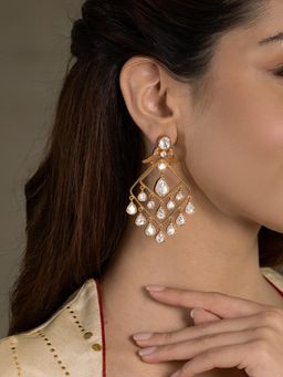 Joules By Radhika - Lira Earrings - White