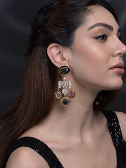 Joules By Radhika - Tara Earrings - Green