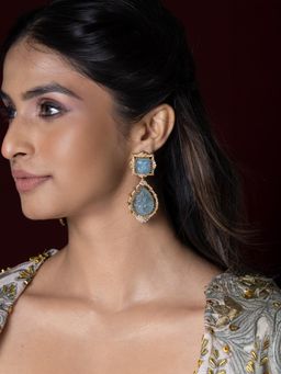 Joules By Radhika - Gulika Earrings - Blue