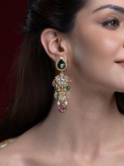 Joules By Radhika - Madhavi Earrings - Multi-Color