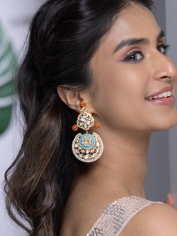 Joules By Radhika - Sakshi Chandbalis - Blue