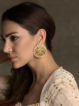 Joules By Radhika - Falak Earrings - White