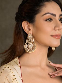 Joules By Radhika - Charvi Earrings - White