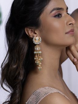 Joules By Radhika - Chandrika Jhumka - White