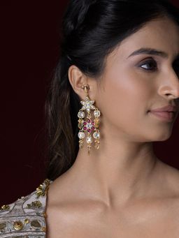 Joules By Radhika - Ravisha Earrings - White
