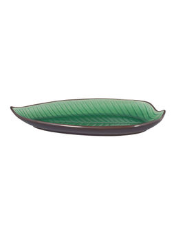 Pure Home + Living - Pyrus Green Leaf Platter