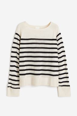 H&M - Women White Fine-Knit Jumper