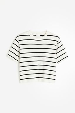 H&M - Women White Fine-Knit Top