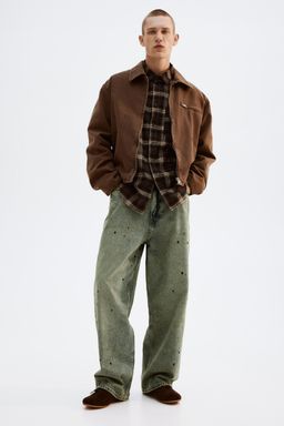 H&M - Men Blue Baggy Jeans