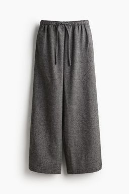 H&M - Women Grey Drawstring Trousers