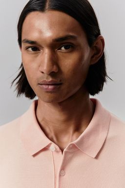 H&M - Men Orange Slim Fit Polo Shirt