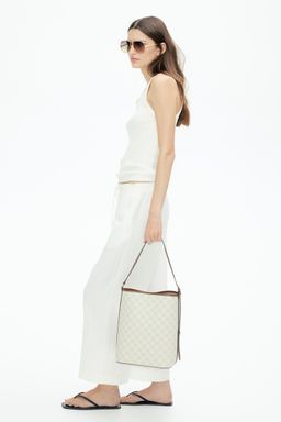 H&M - Women White Ankle-Length Trousers