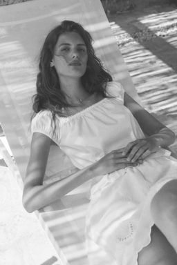 H&M - Women White Broderie Anglaise Skirt