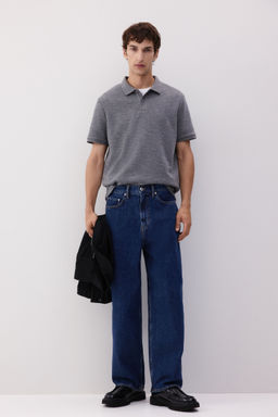 H&M - Men Blue Baggy Jeans