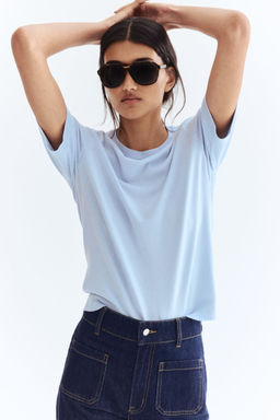 H&M - Women Blue Fine-Knit Top
