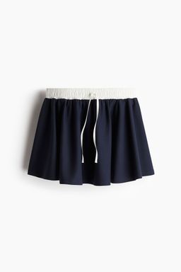 H&M - Women Blue Fla Mini Skirt