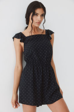 H&M - Women Multi-Color Tie-Back Playsuit