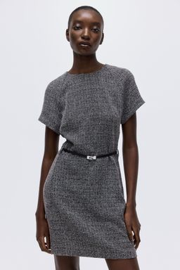 H&M - Women Black Belted Dress