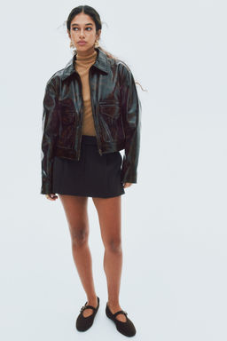 H&M - Women Brown Oversized Jacket