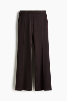 H&M - Women Brown Fla Tailo Trousers