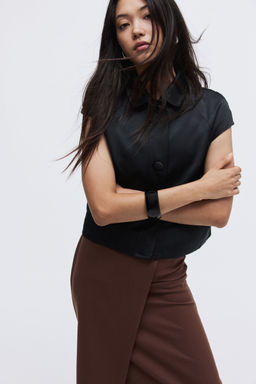 H&M - Women Brown Wrap Skirt