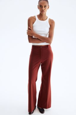 H&M - Women Brown Tailo Trousers