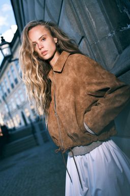 H&M - Women Beige Napped Jacket