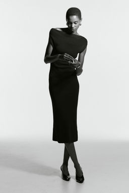 H&M - Women Black Off-The-Shoulder Dress