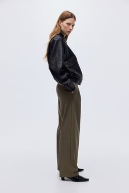 H&M - Women Green Tailo Trousers