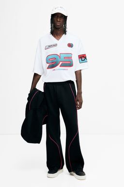 H&M - Men Black Relaxed Fit Sweatpants