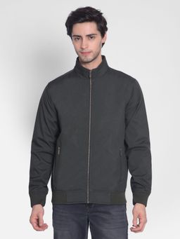 CRIMSOUNE CLUB - Men's Green Printed Jacket