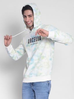 CRIMSOUNE CLUB - Men's Multicolor Printed Sweatshirt With Hood