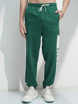 HIGHLANDER - Men Green Graphic Trouser
