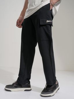 HIGHLANDER - Men Black Graphic Cargo