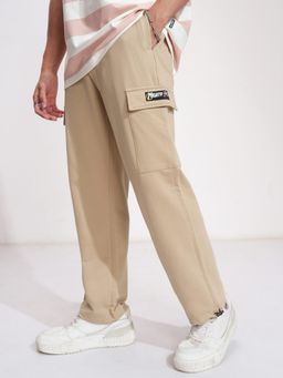 HIGHLANDER - Men Peach Graphic Cargo