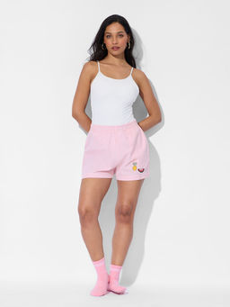 The Souled Store - Originals: Scarlet Pink Women Boxer Shorts