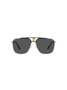 VERSACE - Men UV Protected Grey Lens Rectangle Sunglasses - 0VE223814368761